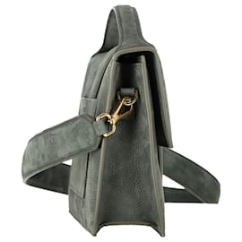 Jacquemus-Jacquemus La Montagne Le Grand Bambino Bag in Green Leather-Green