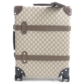 Gucci-Gucci Globe Trotter GG Carry-On Bag-Brown,Beige