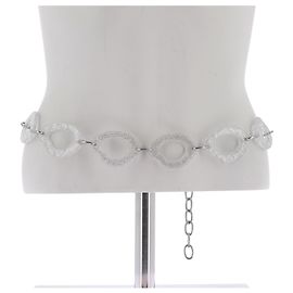 Autre Marque LA MANSO Gürtel T.cm 80 Andere Silber