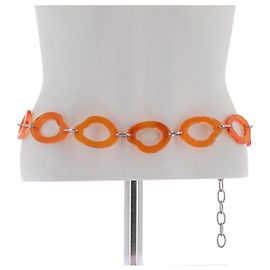 Autre Marque LA MANSO Belts T.cm 80 Other Orange