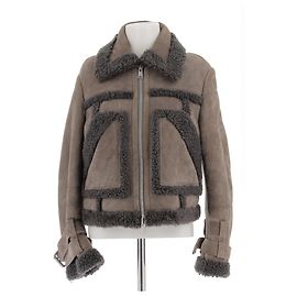 Abrigos ALL SAINTS T.International M Cuero Castaño