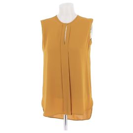 LORO PIANA Top T.IT 42 Seta Arancione