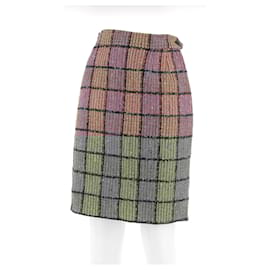 Autre Marque-NON SIGNE / UNSIGNED Skirts T.FR 36 Wool-Pink