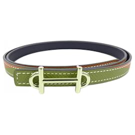 Hermès-Hermes HERMES Belt-Brown,Black