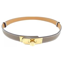 Hermès-Hermes Khaki Standard Belt-Khaki