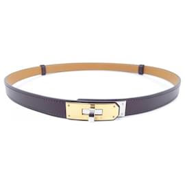 Hermès-Hermes Standard Brown Belt-Brown