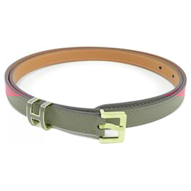 Hermès-Hermes Standard Pink Belt-Pink