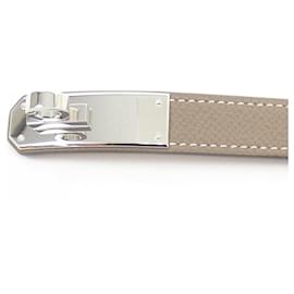 Hermès-Hermes Gray Standard Belt-Brown