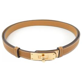 Hermès-Hermes Standard Brown Belt-Brown