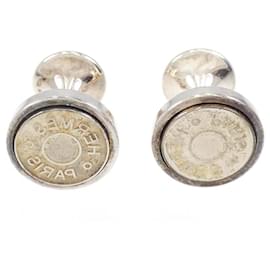 Hermès-Hermes 925 Silver Cufflinks-Other
