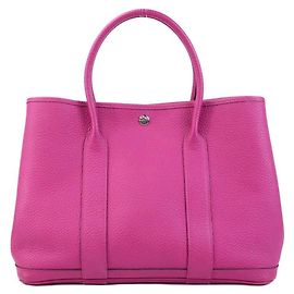 Hermès Hermes Handbag Garden PM 36 in Rose Purple Purple