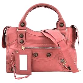Balenciaga-Balenciaga Pink Leather Handbag-Pink