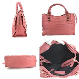 Balenciaga-Balenciaga Pink Leather Handbag-Pink