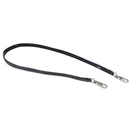 Hermès-Hermes Black Taurillon Clemence Shoulder Strap-Black