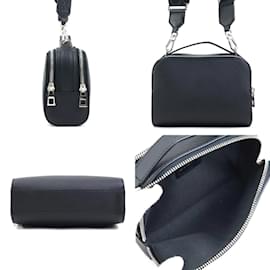 Loewe-Loewe Black Leather Shoulder Bag-Black