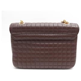 Céline-NINE CELINE CLASSIC MEDIUM HAND BAG 187253BFC BROWN LEATHER-Brown