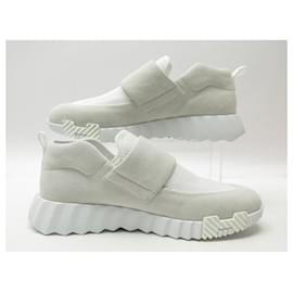 Hermès-NINE HERMES SNEAKERS H H232260Z 40 VELVET BOX SHOES-White