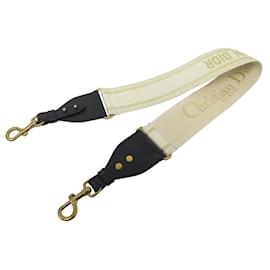 Christian Dior-NINE ANSE BANDOULIERE CHRISTIAN DIOR IN CANVAS 90CM BAG SHOULDER STRAP-Beige