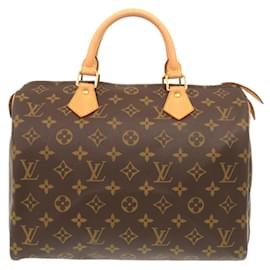 Louis Vuitton-Louis Vuitton Speedy 30 Monogram Handbag-Brown