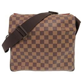 Louis Vuitton-Louis Vuitton Naviglio Damier Shoulder Bag-Brown,Damier ebene