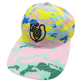 Loewe-Loewe Eye Nature Baseball Cap-Pink,Blue,Yellow