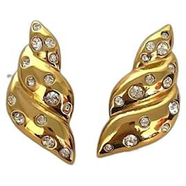 Yves Saint Laurent-Earrings-Golden