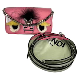 Fendi-Micro baguette monster-Rose