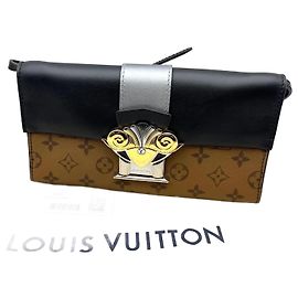 Louis Vuitton Monogram Reverse Canvas Column Brown Black