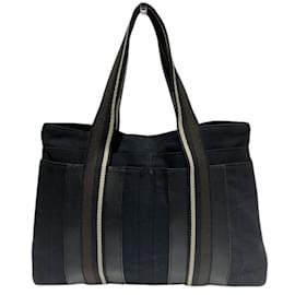 Hermès-Sac à main Hermès Troca Horizontal MM-Noir