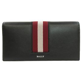 Cartera larga a rayas Bally Negro