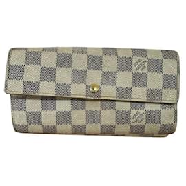 Louis Vuitton-Louis Vuitton Damier Azur Long Wallet-Blue