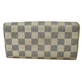 Louis Vuitton-Louis Vuitton Damier Azur Long Wallet-Blue