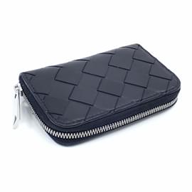 Bottega Veneta-Bottega Veneta Intrecciato Coin Case-Black