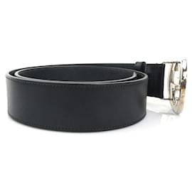 Gucci-Gucci Interlocking G Belt-Black,Silvery