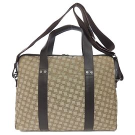 Alfred Dunhill Dunhill D8 Canvas Shoulder Bag Brown