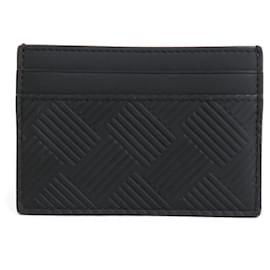 Bottega Veneta-Bottega Veneta Black Leather Card Case-Black