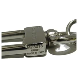 Louis Vuitton-Louis Vuitton Porto Cle Tab LV Line Keychain MP3018-Silvery,Blue,Yellow