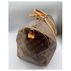 Louis Vuitton-Keepall 50 Monogram Boston Bag-Brown