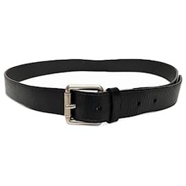 Louis Vuitton-Louis Vuitton Damier Santur Reversible Belt-Brown,Silvery