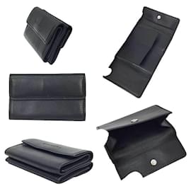 Bulgari-Bvlgari Compact Folding Wallet-Black