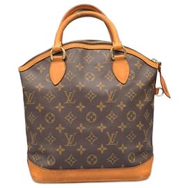 Louis Vuitton Borsa Monogram Lockit Vertical PM Marrone Marrone