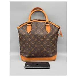 Louis Vuitton-Canvas Monogram Lockit Vertical PM Brown-Brown