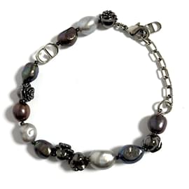 Christian Dior-Christian Dior Men's Charm Bracelet ROSES Faux Pearl CD-Other