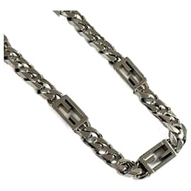 Fendi-Fendi Men's Baguette Chain Necklace Pendant-Other