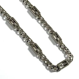 Fendi-Fendi Men's Baguette Chain Necklace Pendant-Other