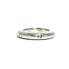 Chanel-Chanel Women's Silver 925 Logo Band Ring-Other