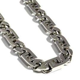 Fendi-Fendi Men's Orlock Necklace FF Chain-Other