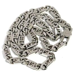 Fendi-Fendi Men's Orlock Necklace FF Chain-Other