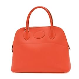 Hermès-Hermes Bolide 31 Handbag in Rose Jaipur-Pink