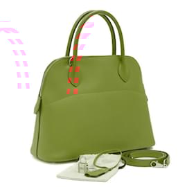 Hermès-Hermes Bolide 31 Handbag in Rose Jaipur-Pink
